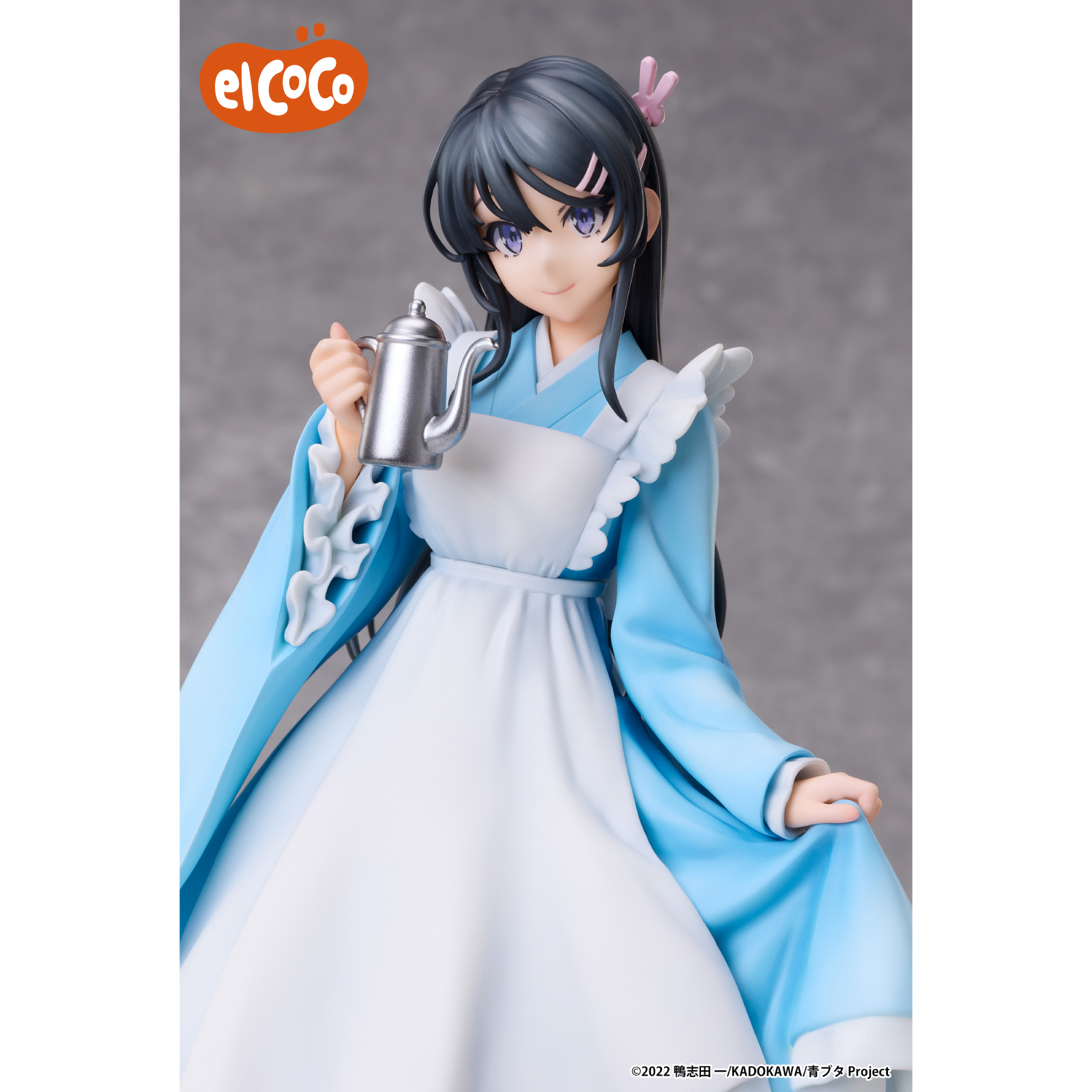 『青春ブタ野郎』シリーズ　１/７スケールフィギュア　桜島麻衣　和服メイドVer.