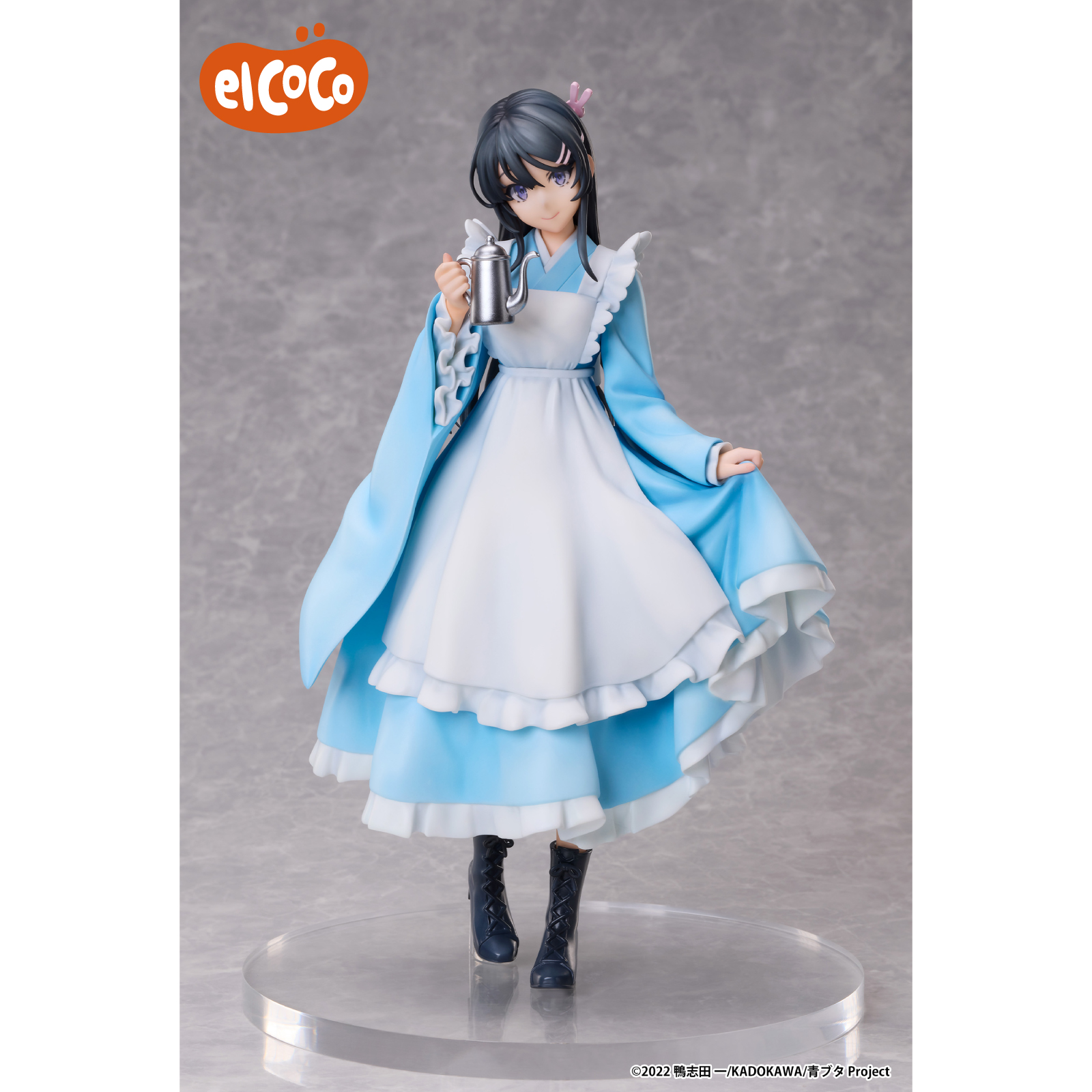 『青春ブタ野郎』シリーズ　１/７スケールフィギュア　桜島麻衣　和服メイドVer.